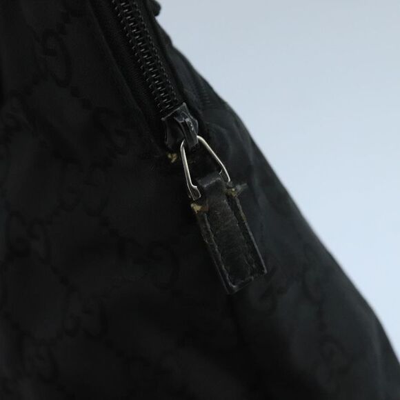 Gucci Gg Canvas Black Canvas Shoulder Bag (Pre-Owned) - Picture 12 of 16